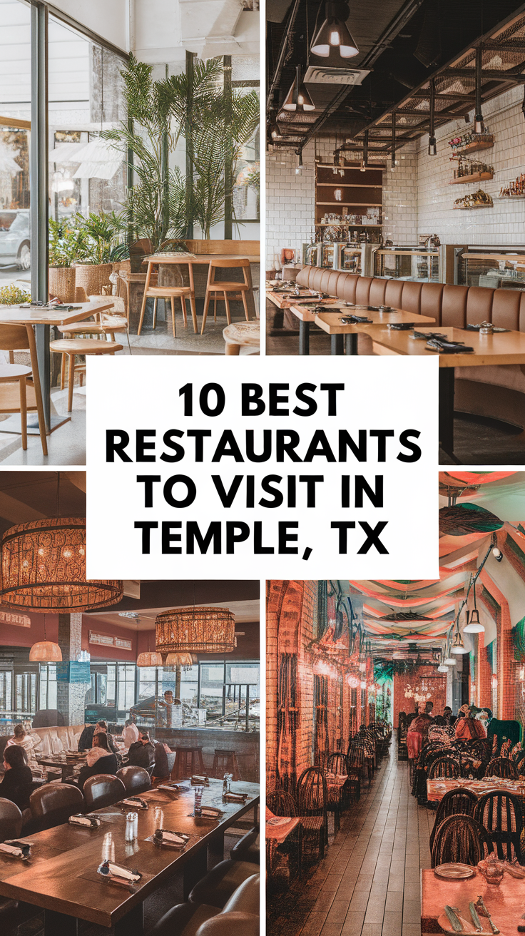 10 BEST RESTAURANTS TO VISIT IN TEMPLE, TX