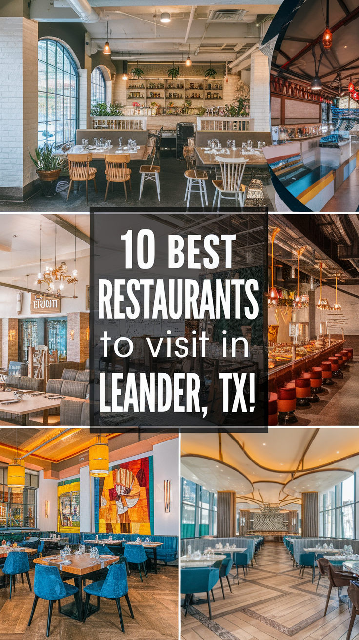 10 Best Restaurants To Visit In Leander, TX